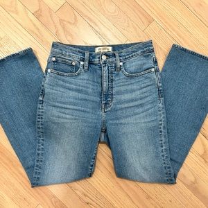 Madewell Skinny Flare Jean Hemmed